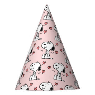 Gorro De Fiesta Cacahuetes   Corazones Snoopy