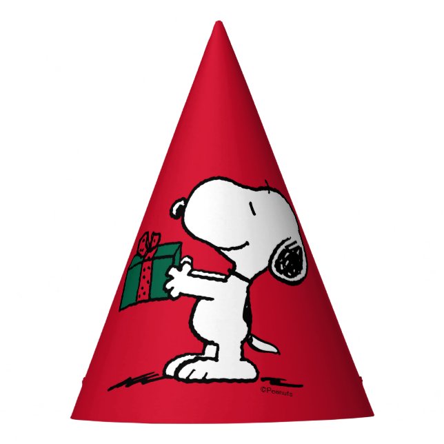 Gorro De Fiesta Cacahuetes | Entrega de Navidades Snoopy (Anverso)