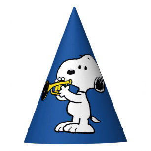 Gorro De Fiesta Cacahuetes Jugador de trompeta Snoopy