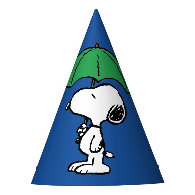Gorro De Fiesta Cacahuetes | Snoopy Green Umbrella (Anverso)