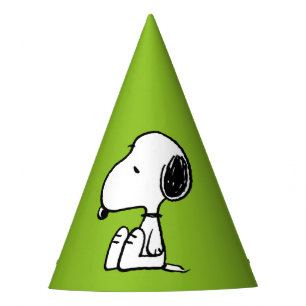 Gorro De Fiesta Cacahuetes   Snoopy Mirando hacia abajo