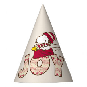 Gorro De Fiesta Cacahuetes Snoopy & Woodstock Joy Sled Ride