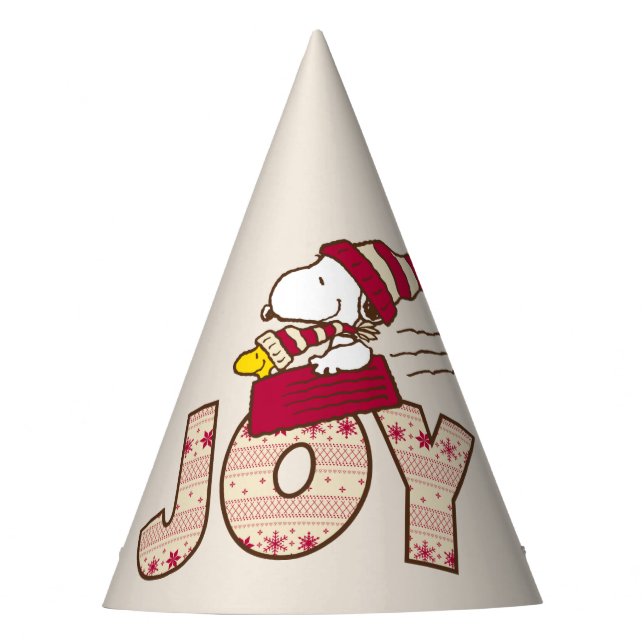 Gorro De Fiesta Cacahuetes | Snoopy & Woodstock Joy Sled Ride (Anverso)