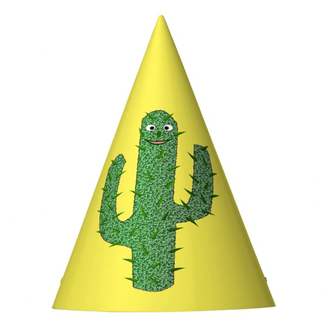 Gorro De Fiesta Cactus Happy Day of the Dead (Anverso)