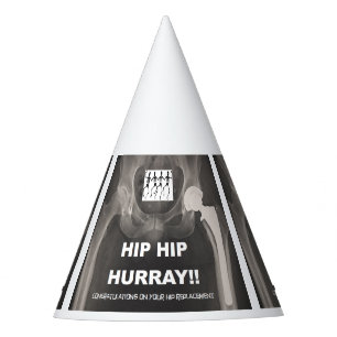 Gorro De Fiesta Cadera Hurray- Congrats de la cadera en el