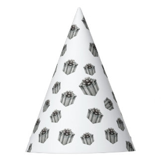 Gorro De Fiesta Cajas de regalo de plata Elegante fiesta Premium