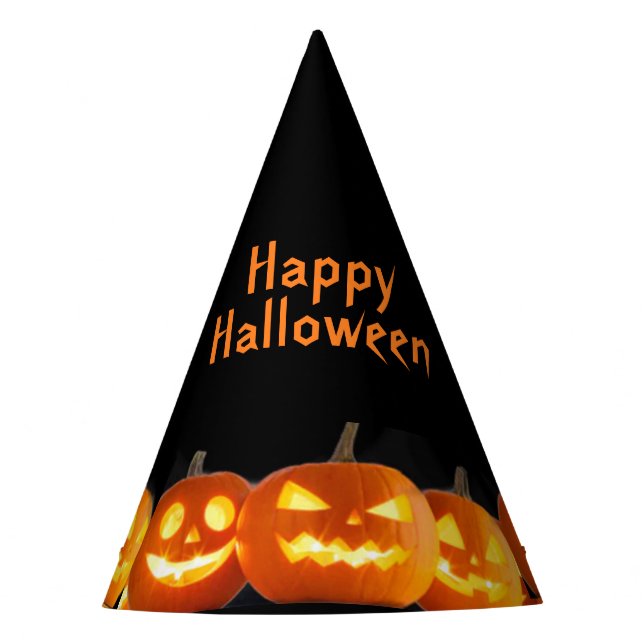 Gorro De Fiesta Calabazas de Halloween (Anverso)
