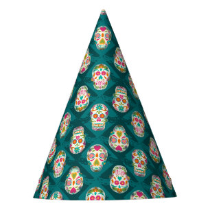 Gorro De Fiesta Calaveras de azúcar en el día de los muertos