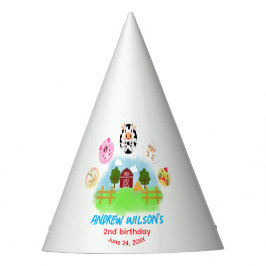 Gorro De Fiesta Calling All Party Animals Rustic Farm Barn Yard