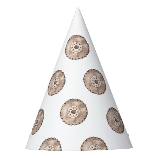 Gorro De Fiesta Camiones Monstruos Fiery Wheels (Anverso)