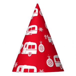 Gorro De Fiesta Camping de caravanas felices Navidades