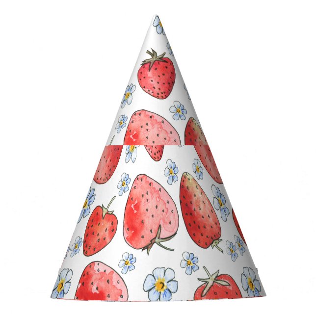 Gorro De Fiesta Campos de fresa: Frescura de verano (Anverso)