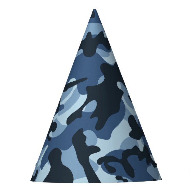 Gorro De Fiesta Camuflaje azul (Anverso)