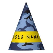 Camuflaje Azul Marino Personaliza tu nombre
