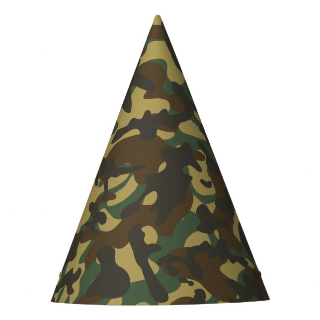 Gorro De Fiesta Camuflaje de bosque (Anverso)