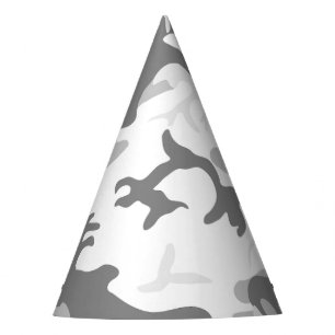 Gorro De Fiesta Camuflaje gris de nieve en invierno, ejército, ejé