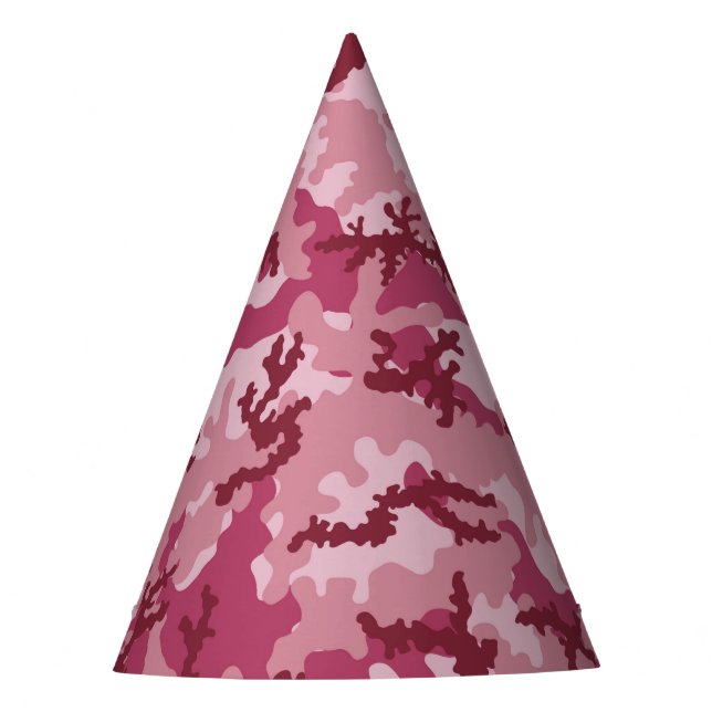 Gorro De Fiesta Camuflaje rosa (Anverso)