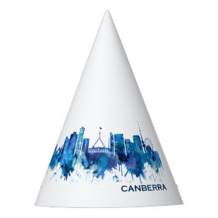 Gorro De Fiesta Canberra Australia Skyline Blue