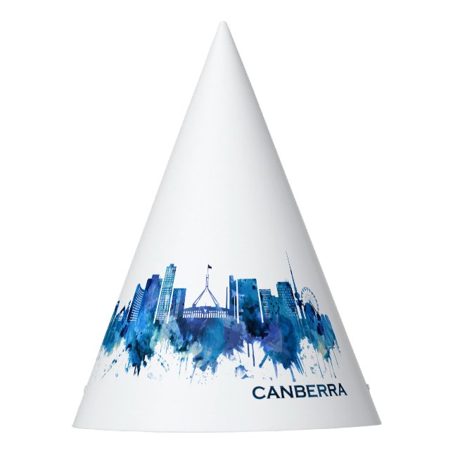 Gorro De Fiesta Canberra Australia Skyline Blue (Anverso)