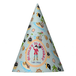 Gorro De Fiesta Capitán de la Fiesta de Cumpleaños del Barco Pirat