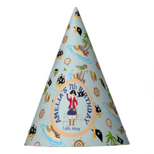 Gorro De Fiesta Capitán de la Fiesta de Cumpleaños del Barco Pirat