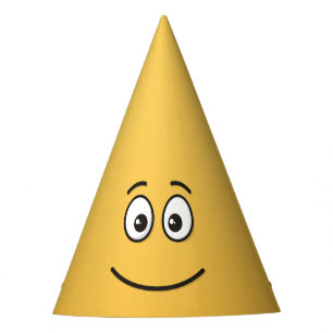 Gorro De Fiesta Cara sonriente con ojos abiertos