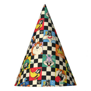 Gorro De Fiesta Caracteres LOONEY TUNES™ en negro y blanco