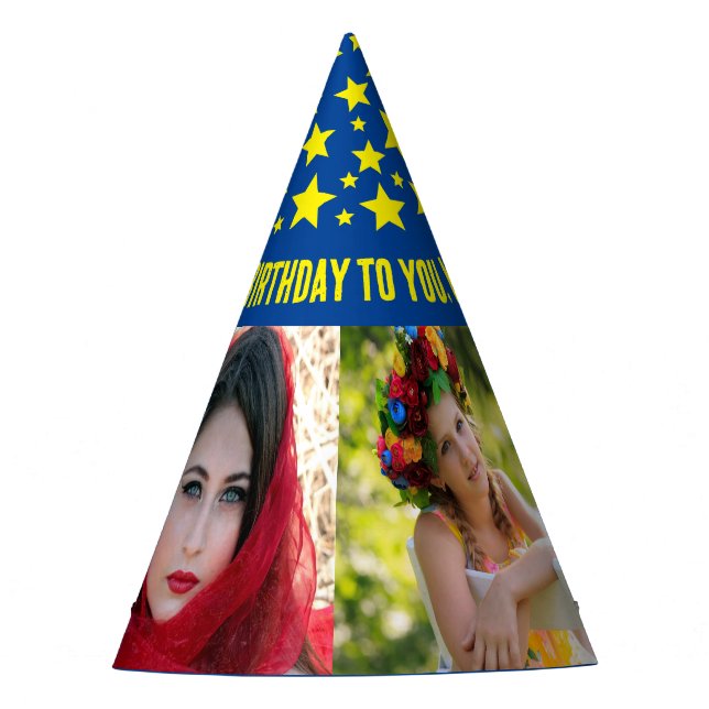 Gorro De Fiesta Cargar tu foto (Anverso)
