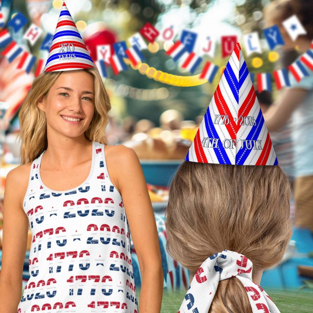Gorro De Fiesta Celebración de las Estrellas y Franjas Semiquincen (Subido por el creador)