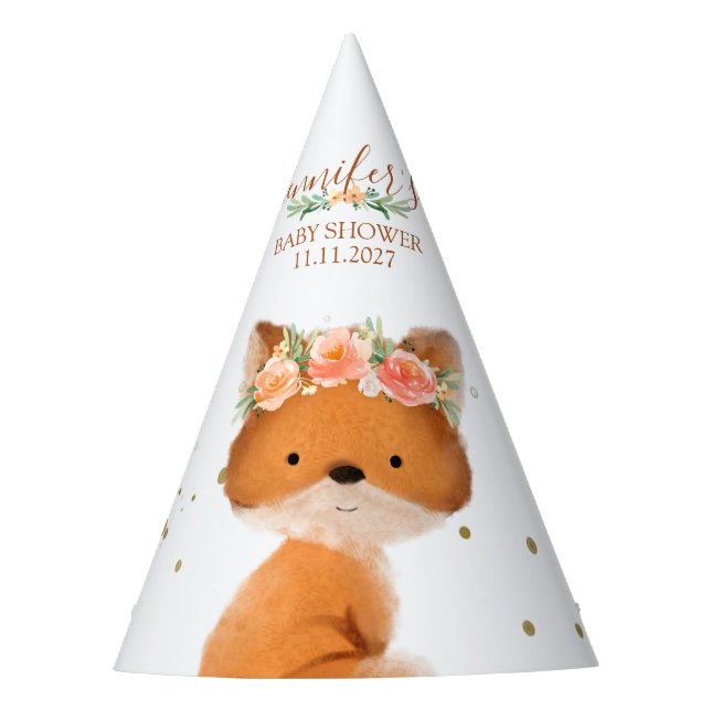 Gorro De Fiesta Celebración del Zorro Soñador (Anverso)