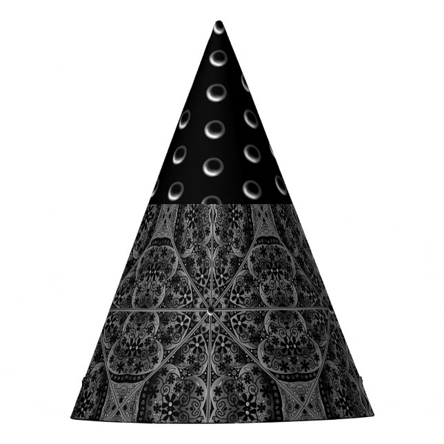 Gorro De Fiesta Ceramic Lace Black (Anverso)