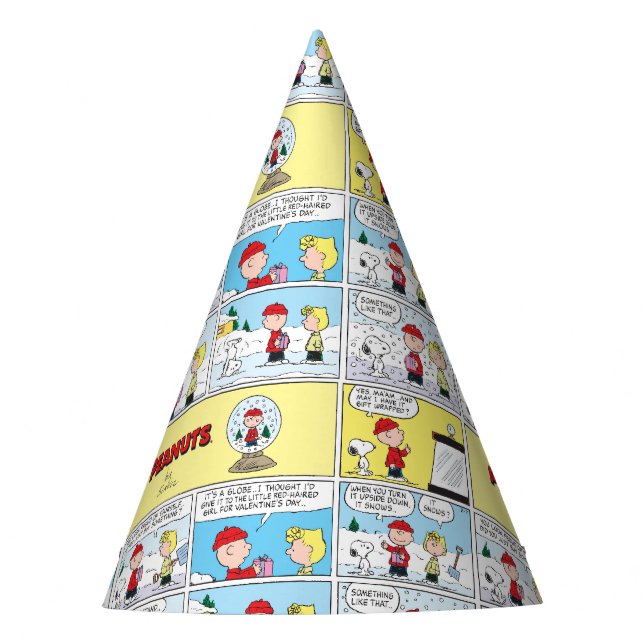Gorro De Fiesta Charlie Brown | Bola de cristal con nieve (Anverso)