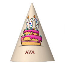 Chica 10 cumpleaños, 10 con pastel de rosa dulce