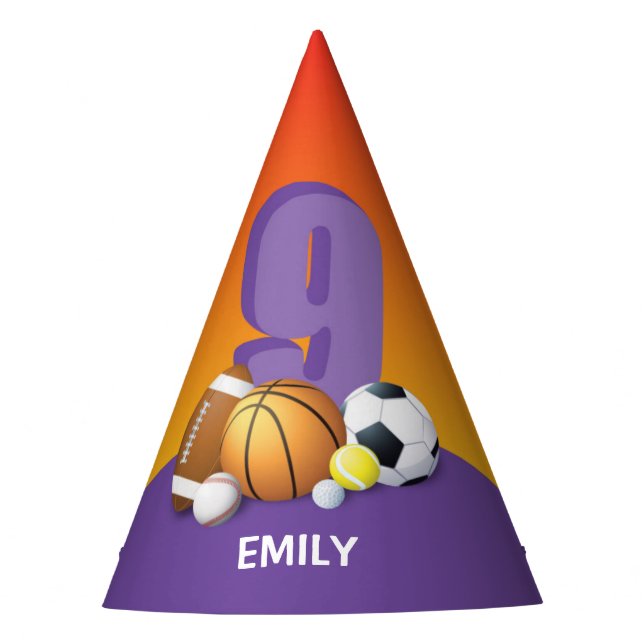 Gorro De Fiesta Chica 9.º Balls Deportiva (Anverso)