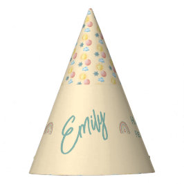 Gorro De Fiesta Chica Boho Rainbow Birthday Magic