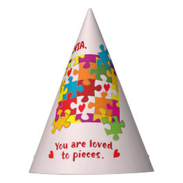 Gorro De Fiesta Chica de cumpleaños rompe el amor a las piezas