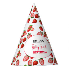 Gorro De Fiesta Chica de fresa Fiesta de fiesta de cumpleaños | Be