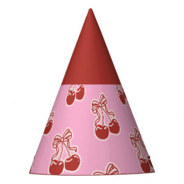 Gorro De Fiesta Chicas Cherry Cumpleaños Dulce 16 