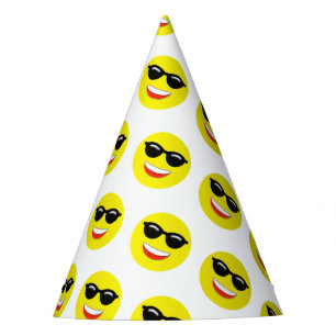 Gorro De Fiesta Chill Guay Gafas de sol Emoji sonriente