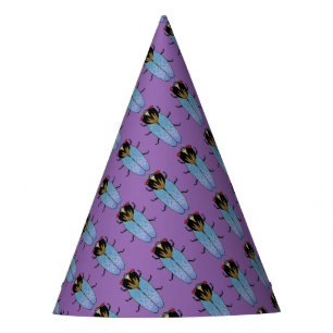 Gorro De Fiesta Cigarra negra linda