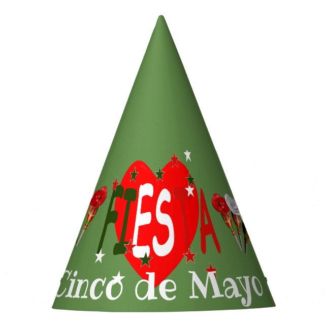 Gorro De Fiesta Cinco de mayo, fiesta mexicana (Anverso)