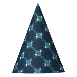 Gorro De Fiesta Círculos abstractos azules