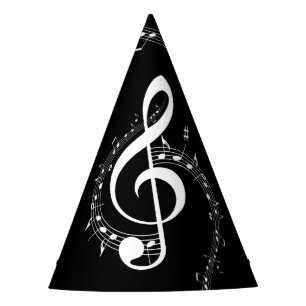 Gorro De Fiesta Climactic G Clef Music Black