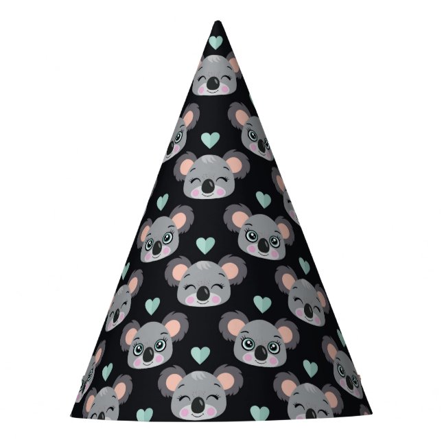 Gorro De Fiesta Coalas fofos (Anverso)