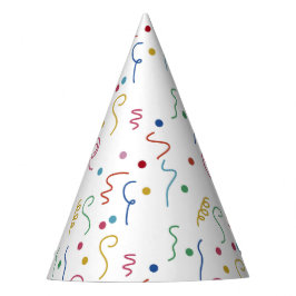 Gorro De Fiesta Colored Party Confetti Pattern