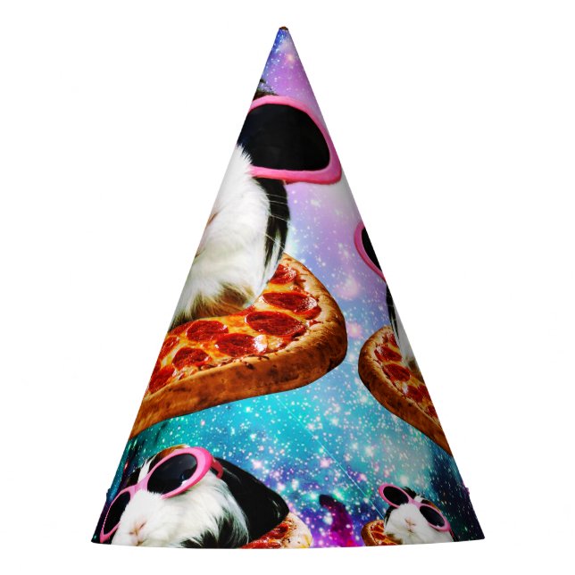 Gorro De Fiesta Conejillo de Indias divertido del espacio (Anverso)