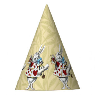 Gorro De Fiesta Conejo Blanco Alice en el País de las Maravillas C