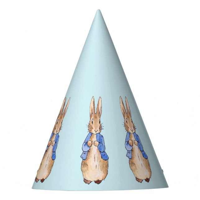Gorro De Fiesta Conejo clásico con chaqueta azul de conejo (Anverso)