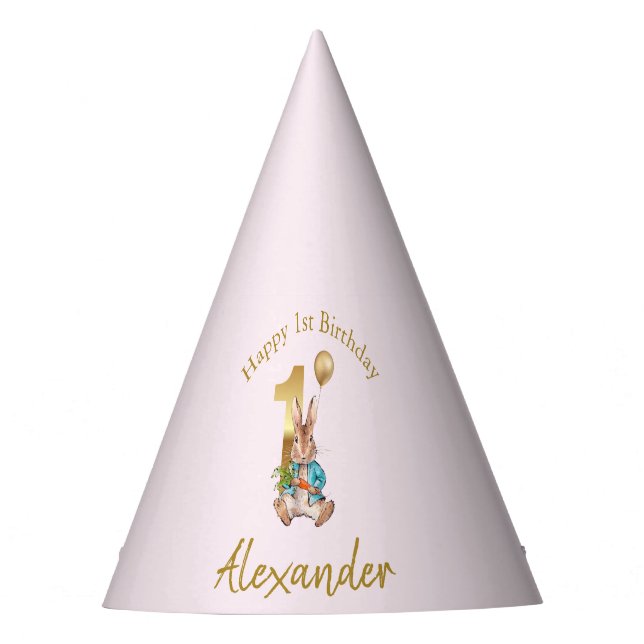 Gorro De Fiesta Conejo clásico de cumpleaños (Anverso)