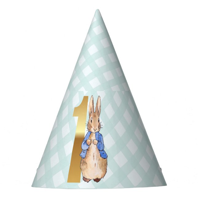 Gorro De Fiesta Conejo clásico primer cumpleaños (Anverso)